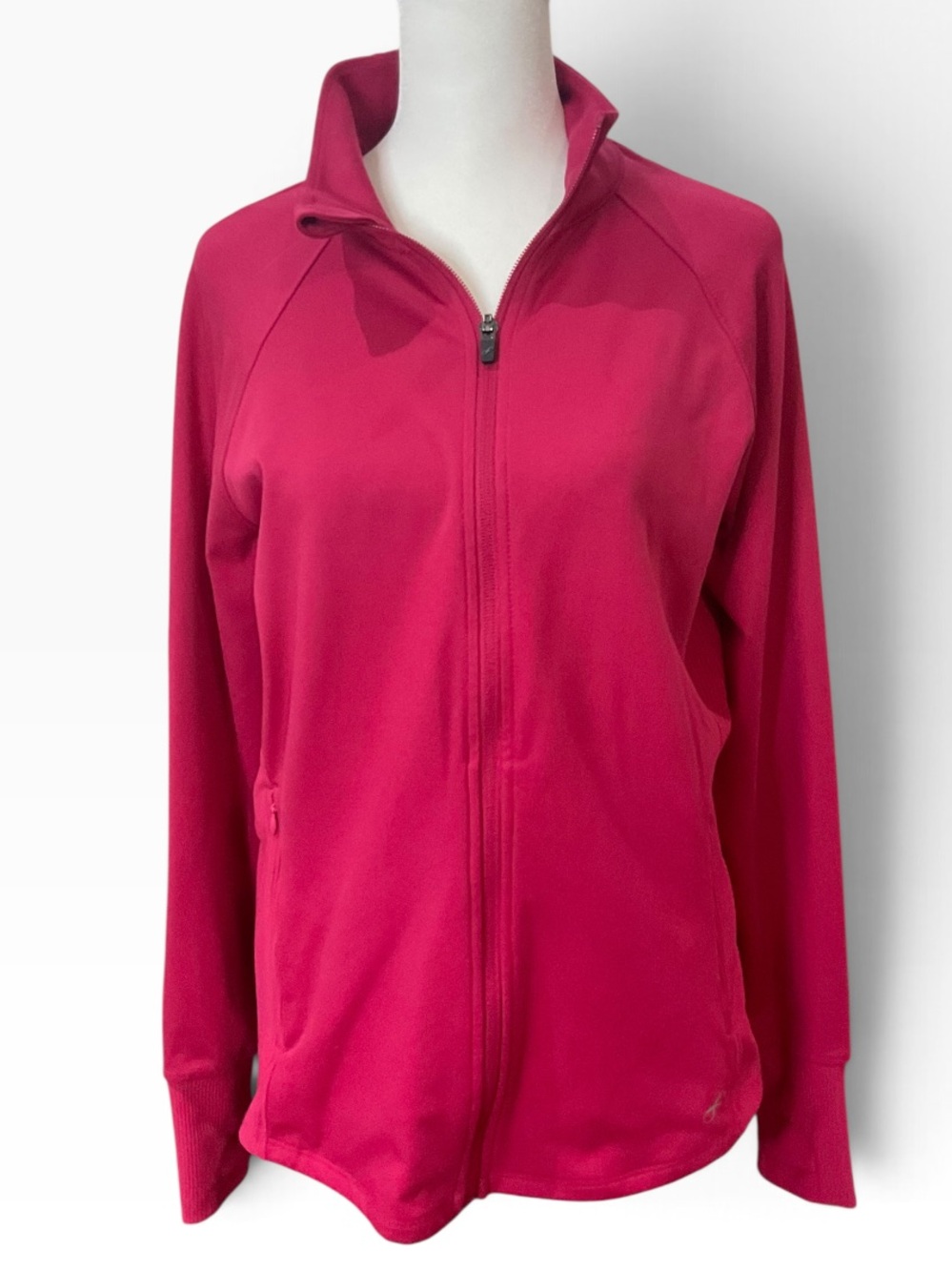 Freely Women's Raspberry Pink Full-Zip Athletic Jacket